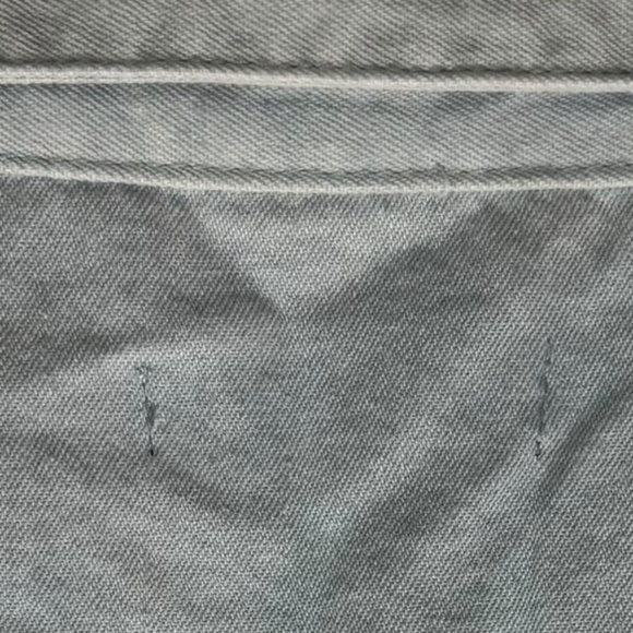 Misguided Denim/Cotton Women's Mixed Media Curved Hem Button down Shirt Sz 0 - Picture 3 of 6